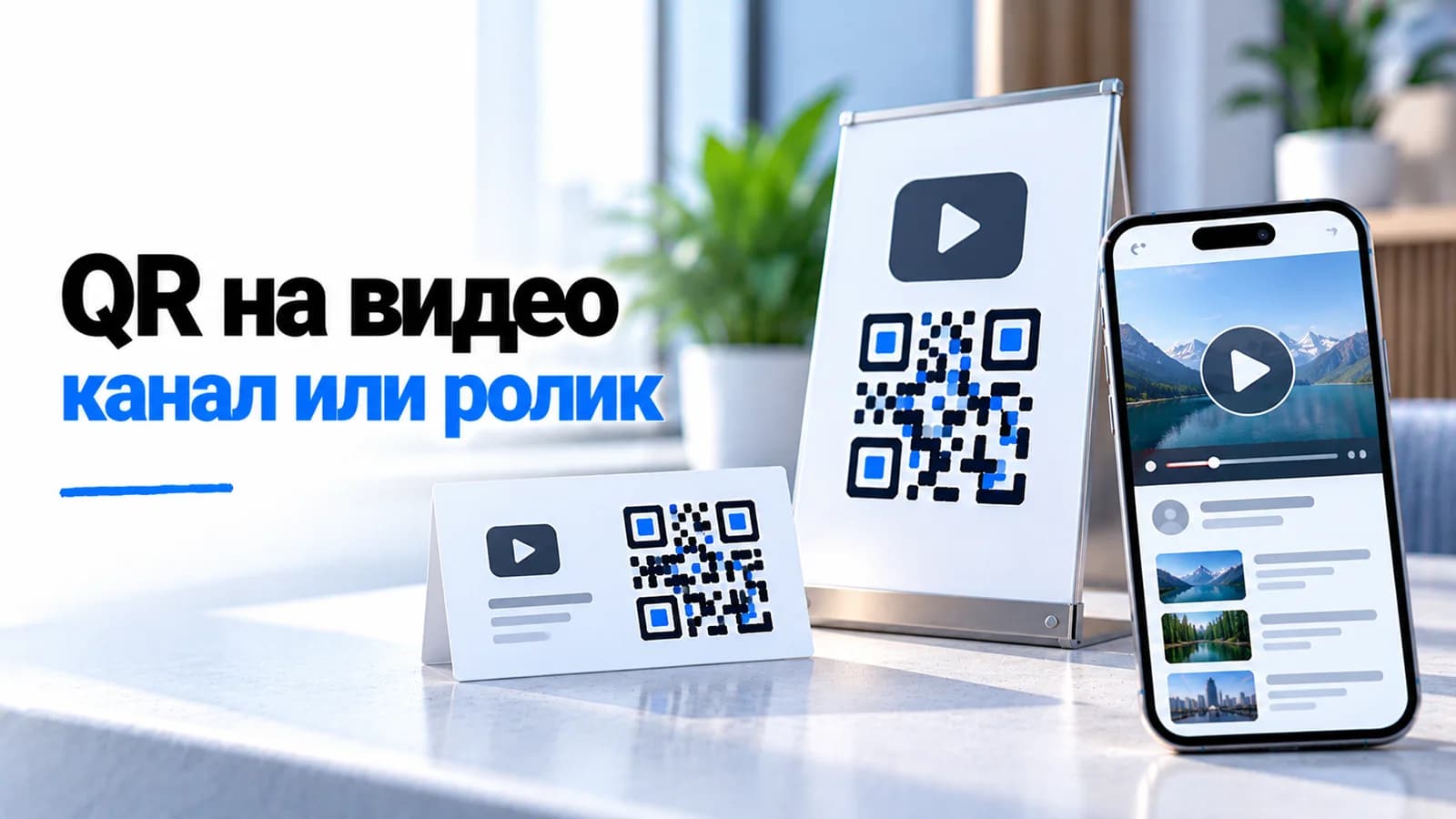 Как сделать QR-код на RuTube: канал, видео и динамический код