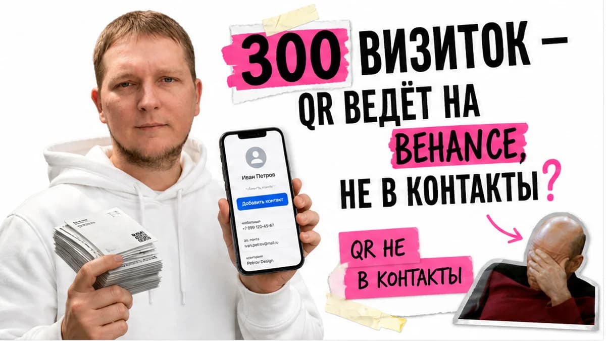 Как создать электронную визитку с QR-кодом (vCard)
