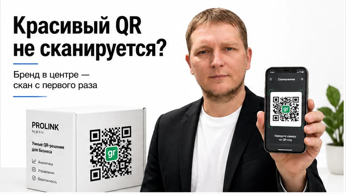 Как создать QR-код с логотипом внутри: без потери сканирования