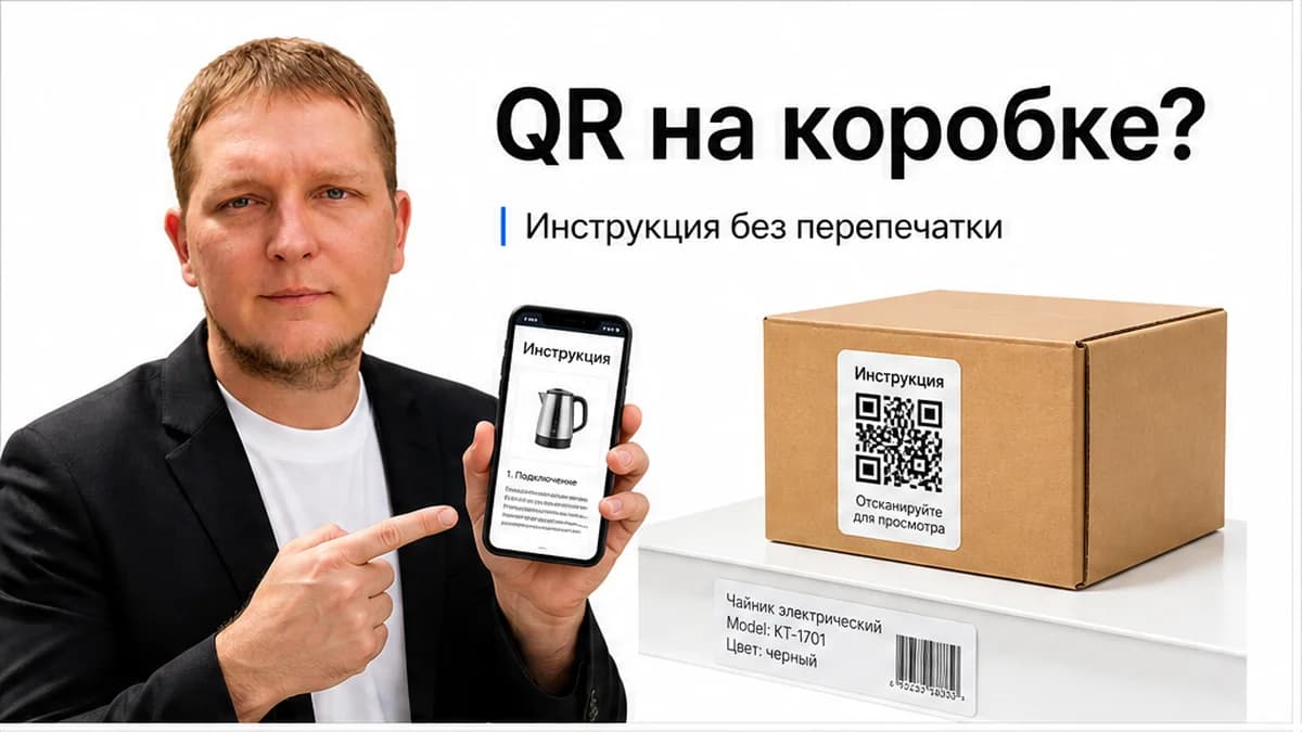 QR-код на упаковке товара: инструкция, гарантия без перепечатки тиража