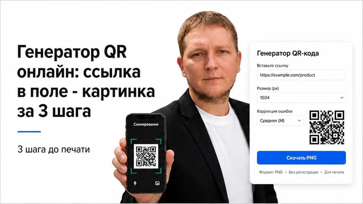 Как создать QR-код онлайн бесплатно: пошаговая инструкция