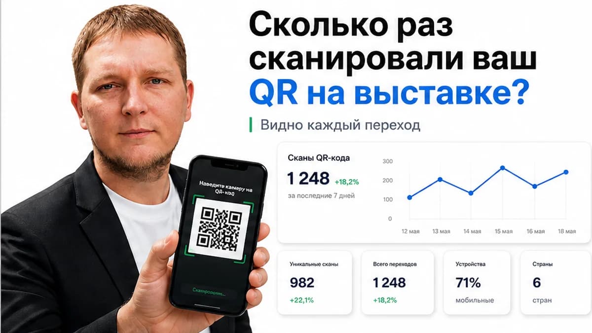 Как отслеживать переходы по QR-коду: аналитика и короткие ссылки
