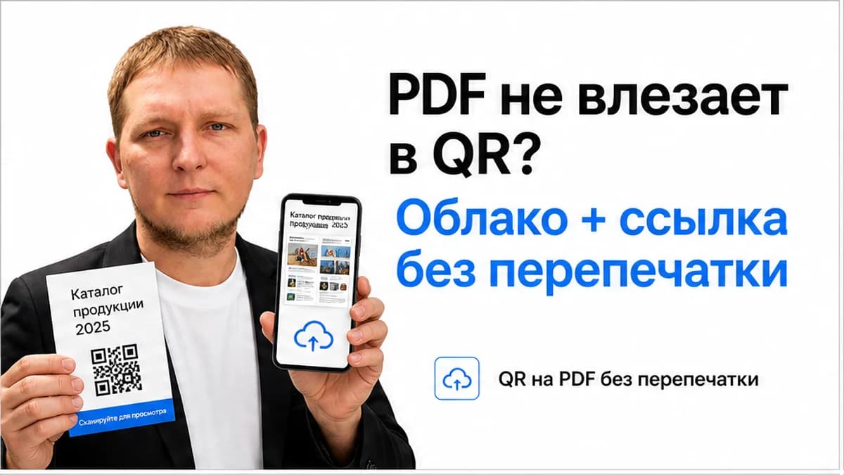 Как сделать QR-код на PDF: каталог, прайс и инструкция без перепечатки