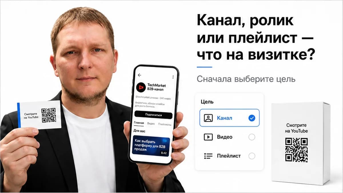 Как сделать QR-код на YouTube: канал, видео и динамический код