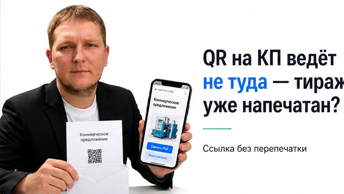 Как сделать QR-код на письме: коммерческое предложение, счёт и динамический код